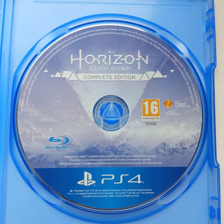 Диск Horizon zero dawn на ps4