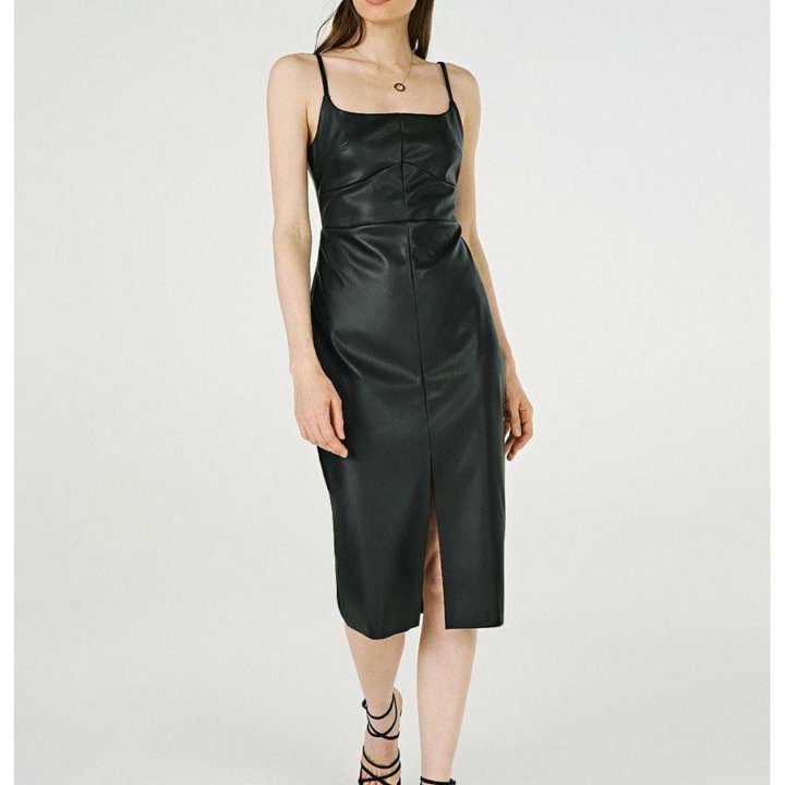 Кожаное платье