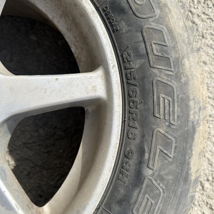 Комплект колёс. Сняли с Ипсума 215/65r16