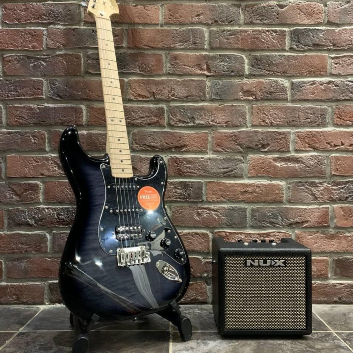 Электрогитара Fender Affinity HSS + Комбик Nux