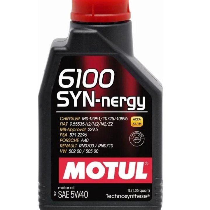 Масло моторное Motul 6100 Syn-Nergy 5w40 1 литр 111689 107975