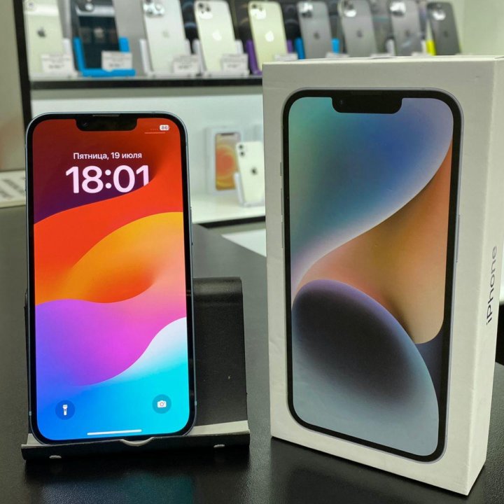 Apple iPhone 14 - 128Gb, Face ID, Blue. Б/У!