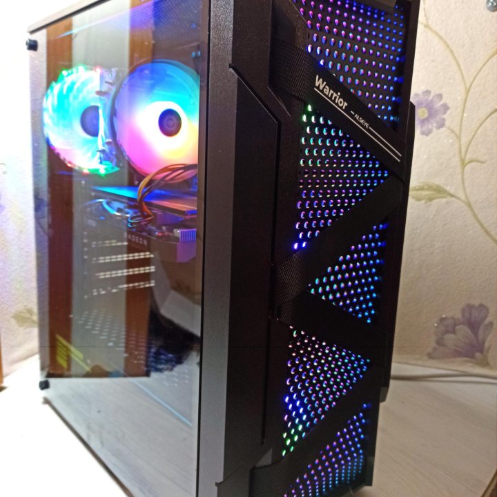 12/24ядер 3.3Ггц,Rx 5700 8gb,DDR4 16gb,ssd m2+ hdd