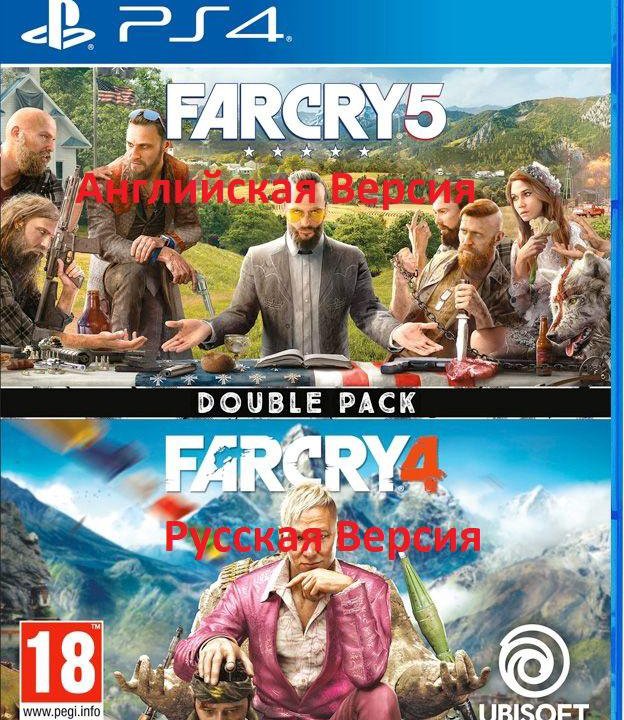 Игры для PS4 - Игра Far Cry 4 (Русс) +Far Cry 5 (А