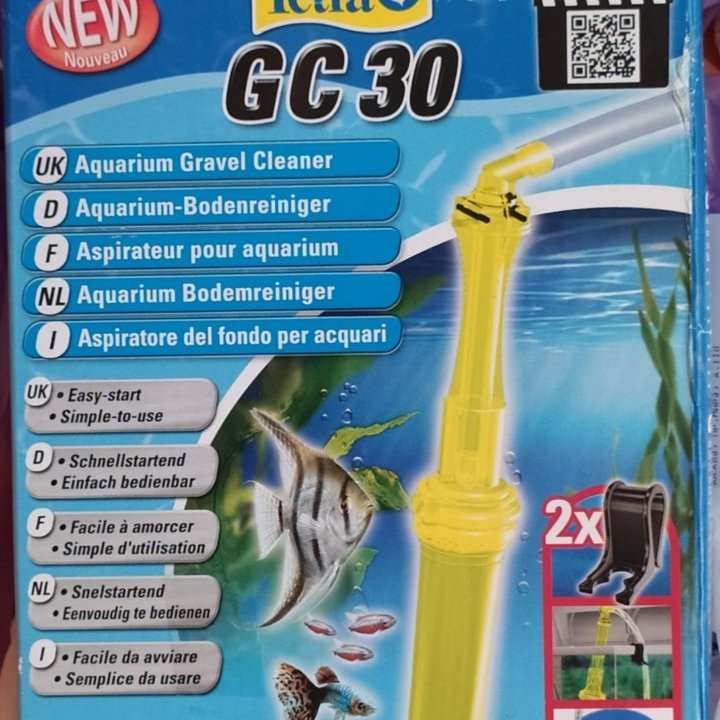 Tetra GC 30, сифон для чистки аквариума