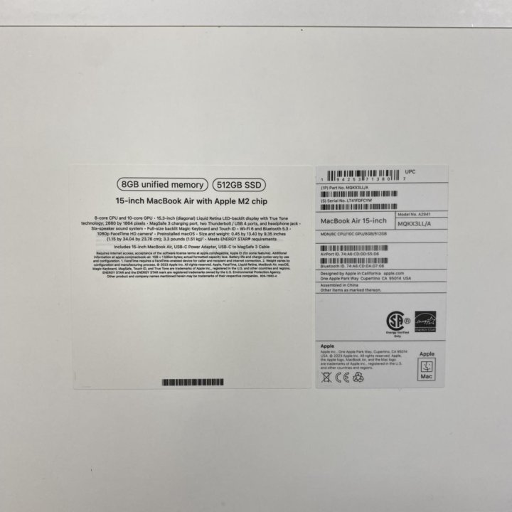 MacBook Air 15 M2 8/512 гб