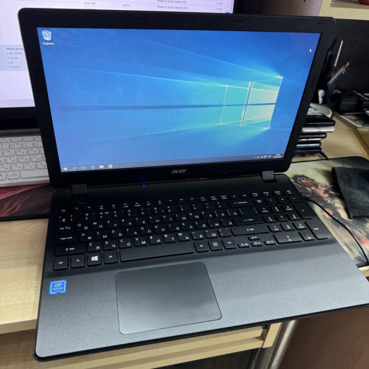 Шустрый Acer EX2519 Intel/4ядра/4/1000/1gb/15.6”