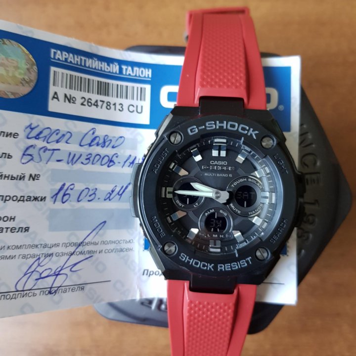 Часы Casio G-Shock GST-300G, состояние новых