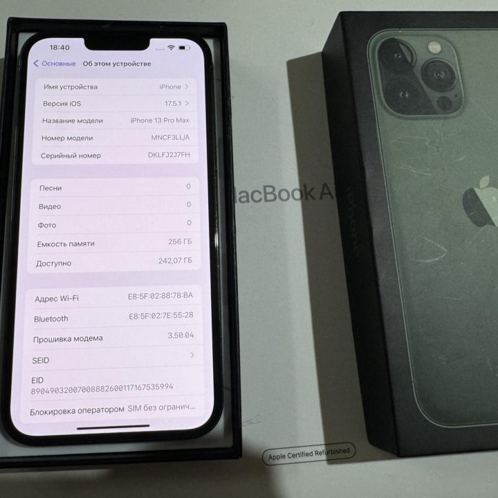 IPhone 13 Pro Max 256Gb Green АКБ90%