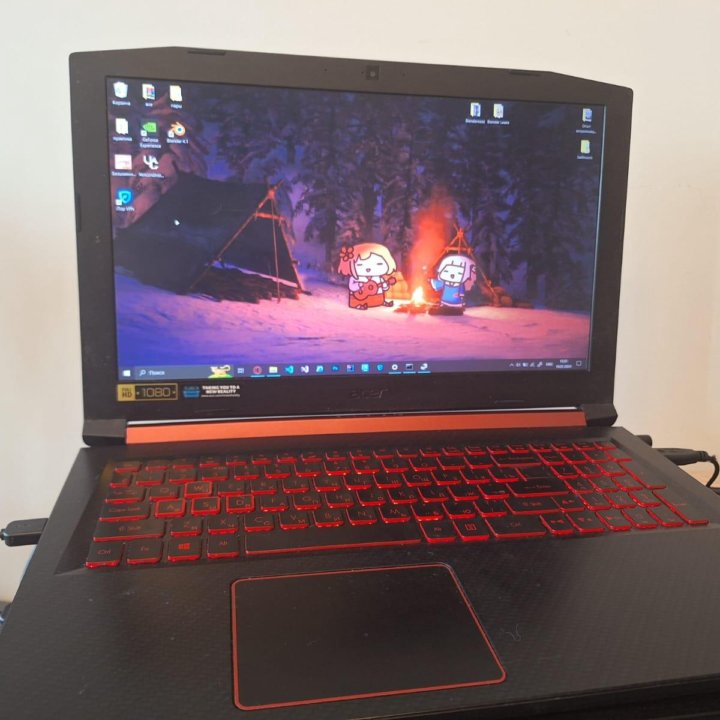 Ноутбук Acer Nitro: i5 + GTX 1050Ti + SSD