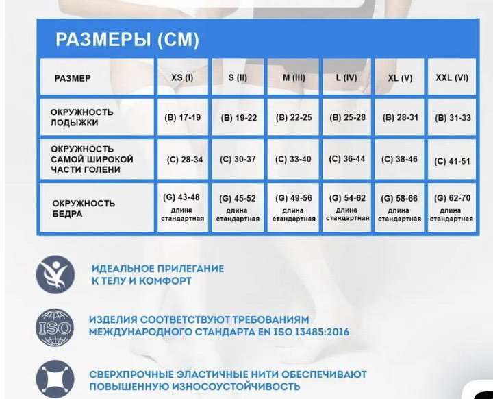 Чулки компрессионные