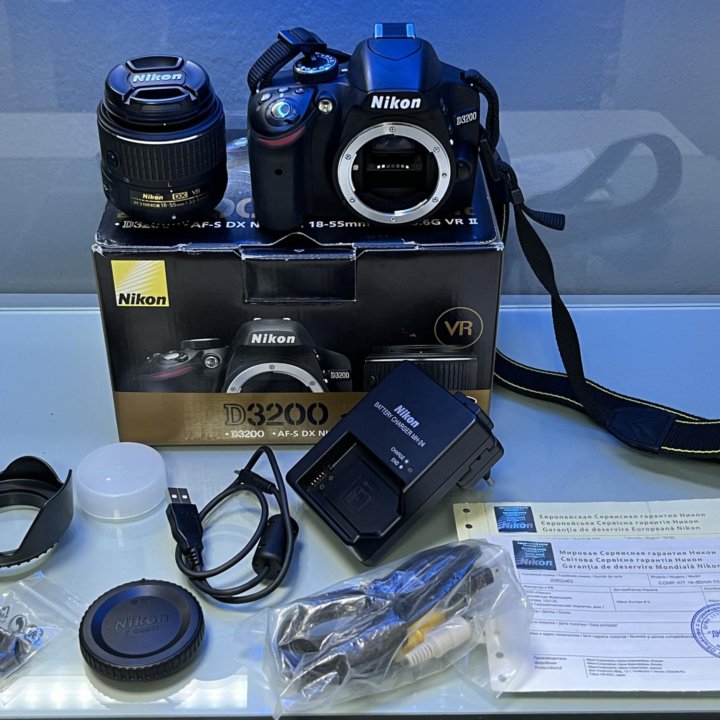 Зеркальный фотоаппарат Nikon D3200 Kit 18-55 VR II