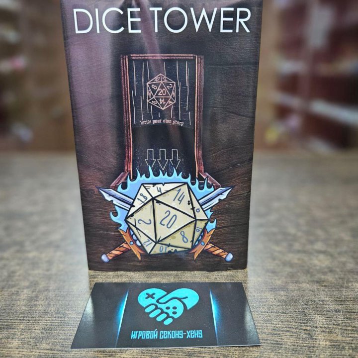 Dice Tower. Башня для бросания кубиков Из дерева