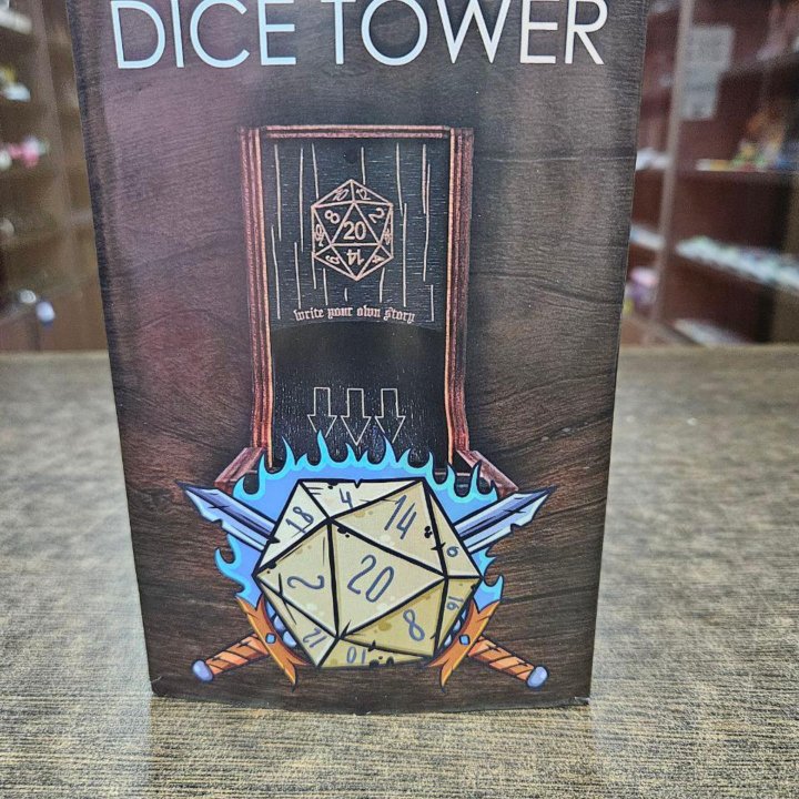 Dice Tower. Башня для бросания кубиков. Из дерева