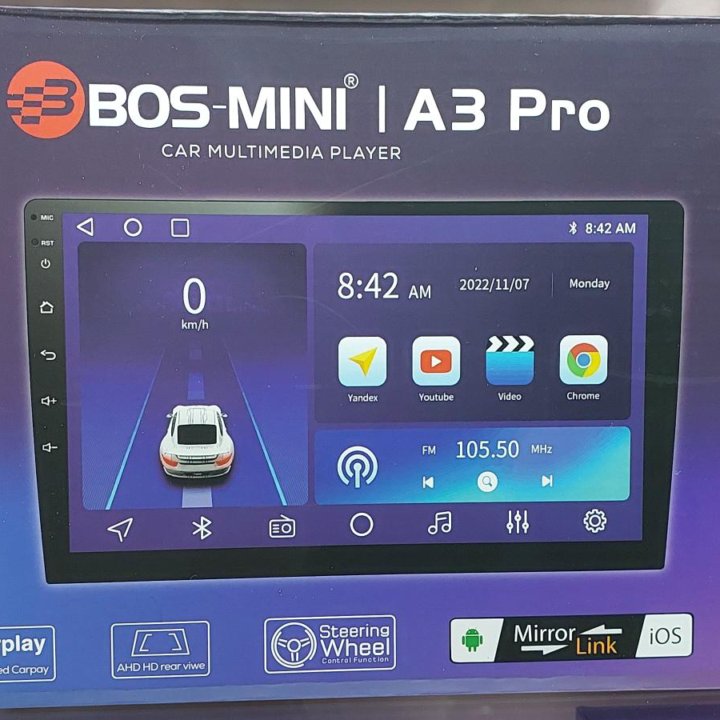 Автомагнитола Bos-Mini A3 Pro