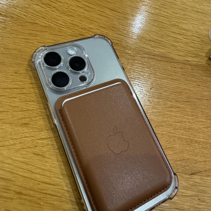 Кардхолдер iPhone leather wallet MagSafe