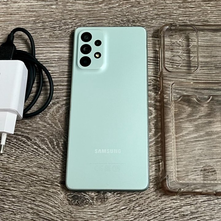 Samsung Galaxy A73, 8/256GB, Green(Ростест)