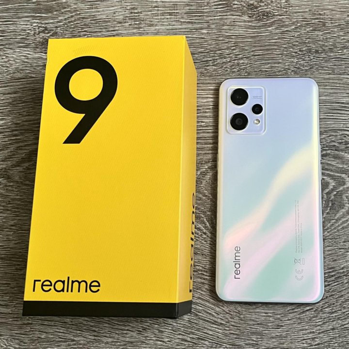 Realme 9, 6/128GB, White(Ростест)