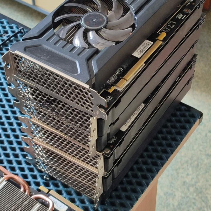 Видеокарты 1070 1660s 3060ti