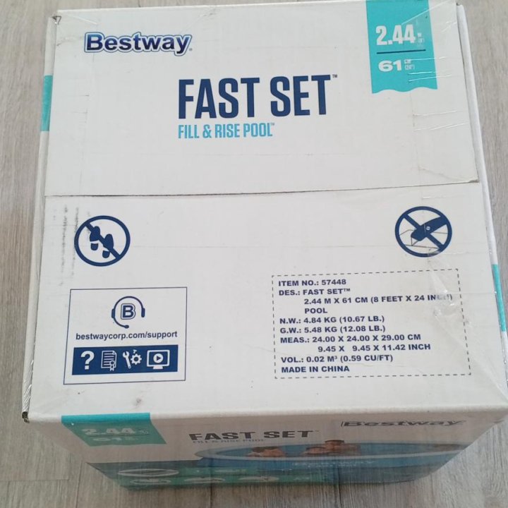 Бассейн Bestway 2.44/61