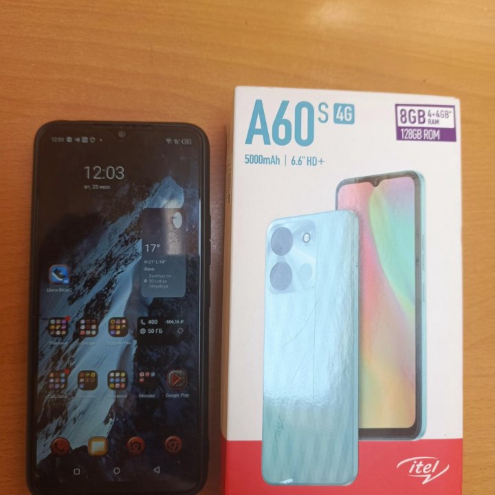 Продам телефон Itel A60s