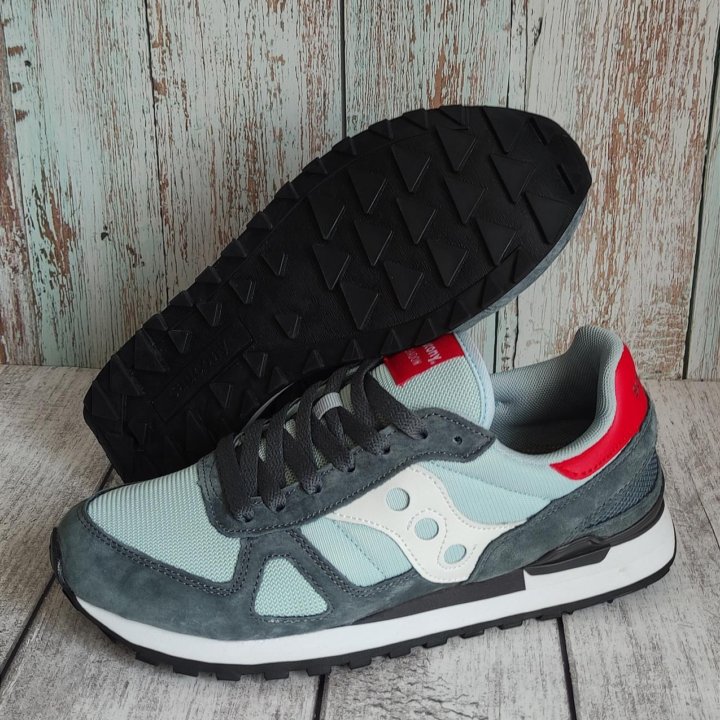 КРОССОВКИ МУЖСКИЕ ЛЕТНИЕ ЗАМШЕВЫЕ SAUCONY SHADOW