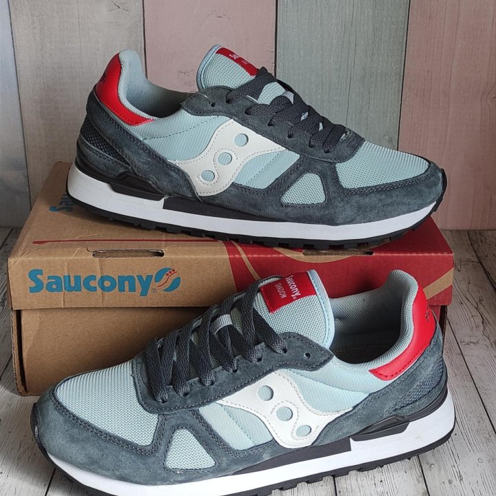 КРОССОВКИ МУЖСКИЕ ЗАМШЕВЫЕ SAUCONY SHADOW