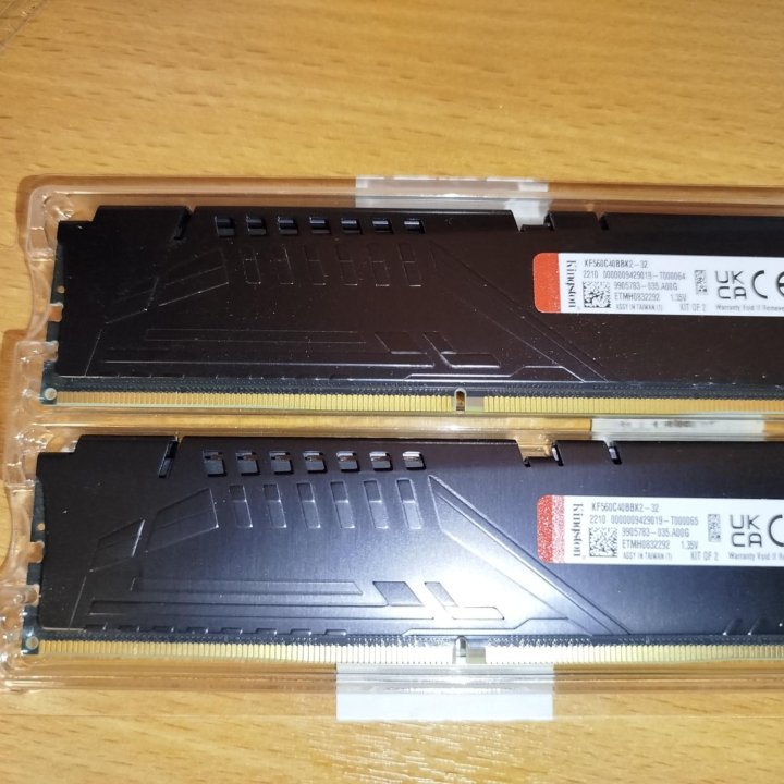 Kingston DDR5 32Gb (2x16Gb) 6000MHz Fury Beast