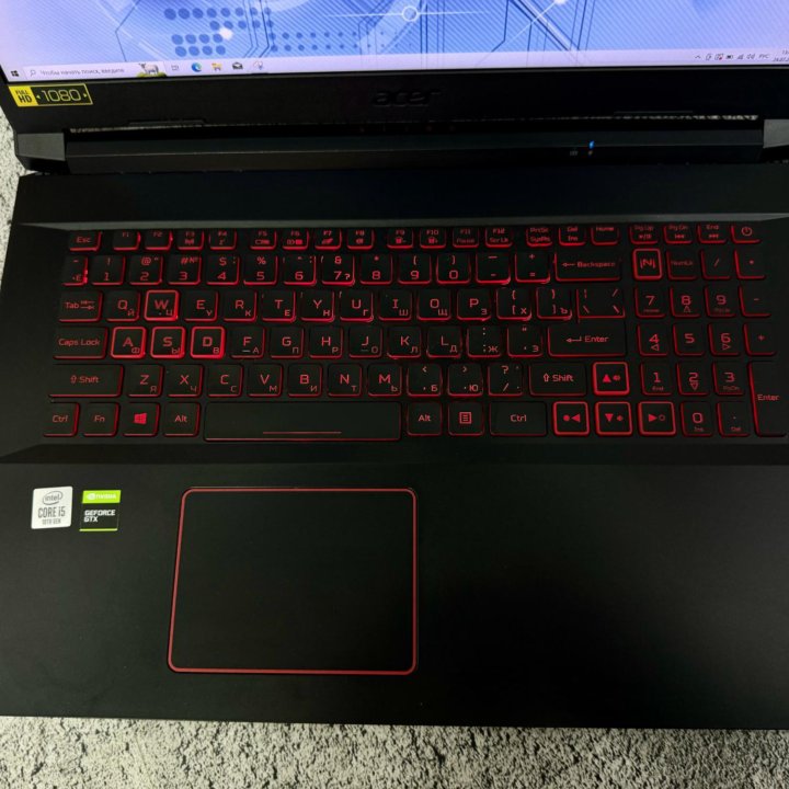 Игровой ноутбук acer на Core i5-10300H/ 1650 Ti