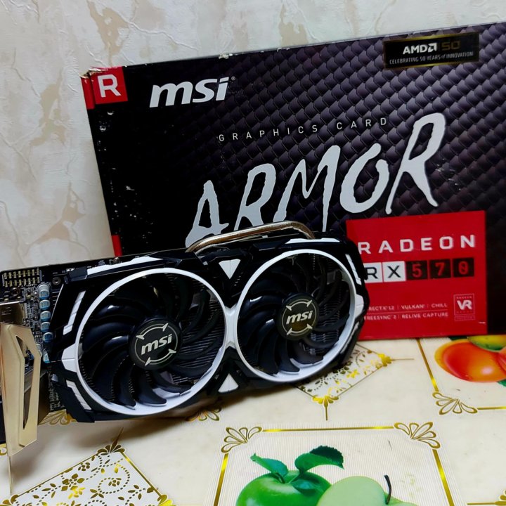 Видеокарта MSI Armor RX 570 8GB