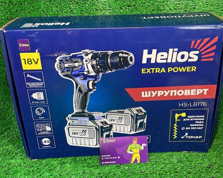 шуруповерт Helios HS-LB176 18V 6A*(т208633)