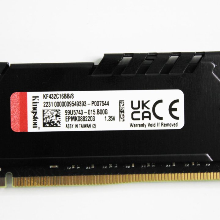 Оперативная память DDR4 8 GB 3200 MHz Kingston