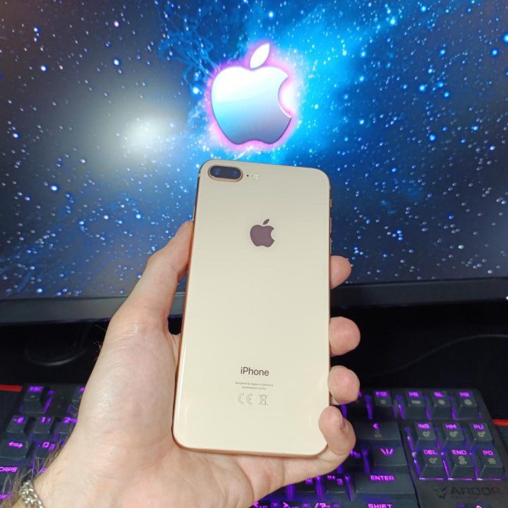 iPhone 8 plus золотистый gold