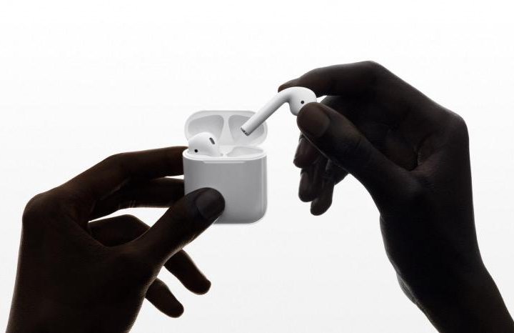 Наушники беспроводные AirPods 2 белые оригинал бу