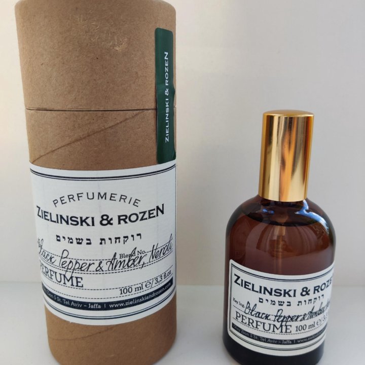 Zielinski & Rozen Black Pepper & Amber, Neroli