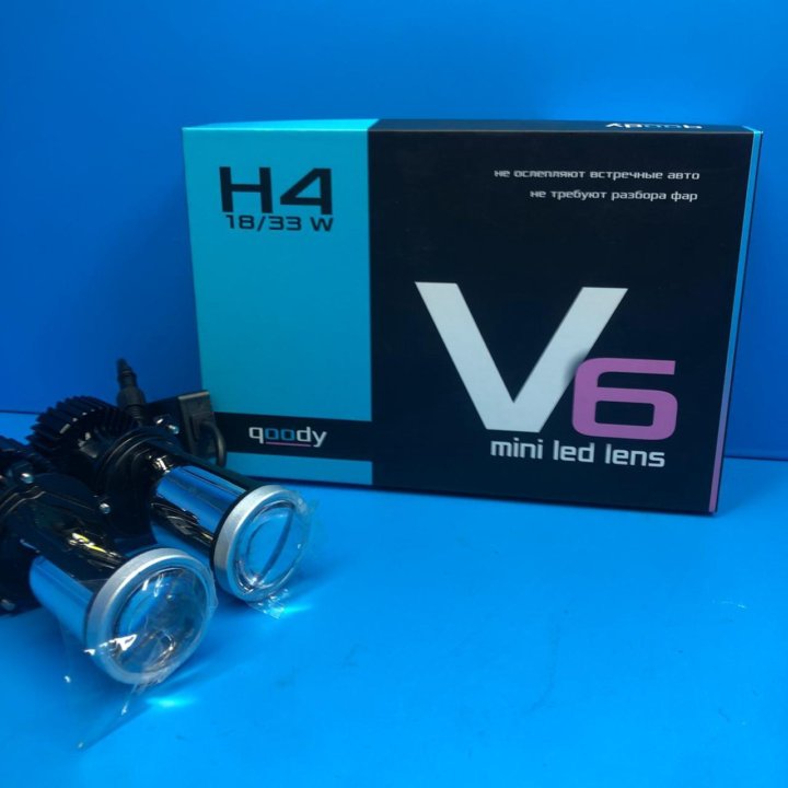 Лампы Mini Lens led v6