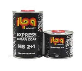 Лак ILPA акриловый HS Express Бесцветный 1л + отвердитель 500мл