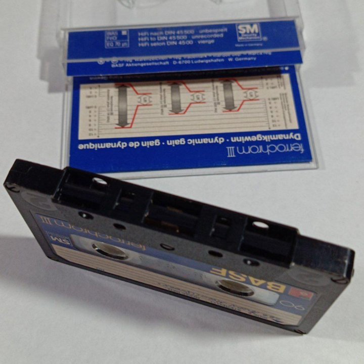 BASF 90 ferrochrome III hifi stereo SM cassette