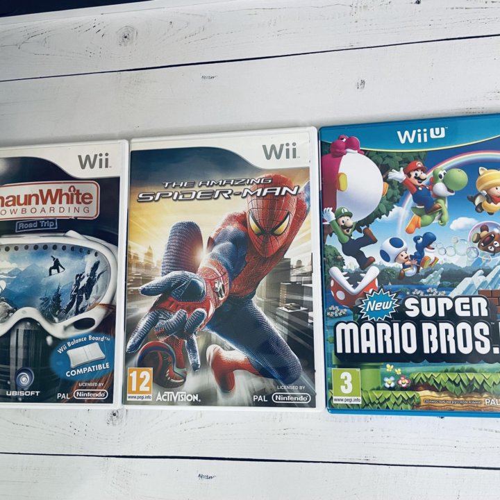 Человек Паук и Сноубординг для Nintendo Wii / WiiU