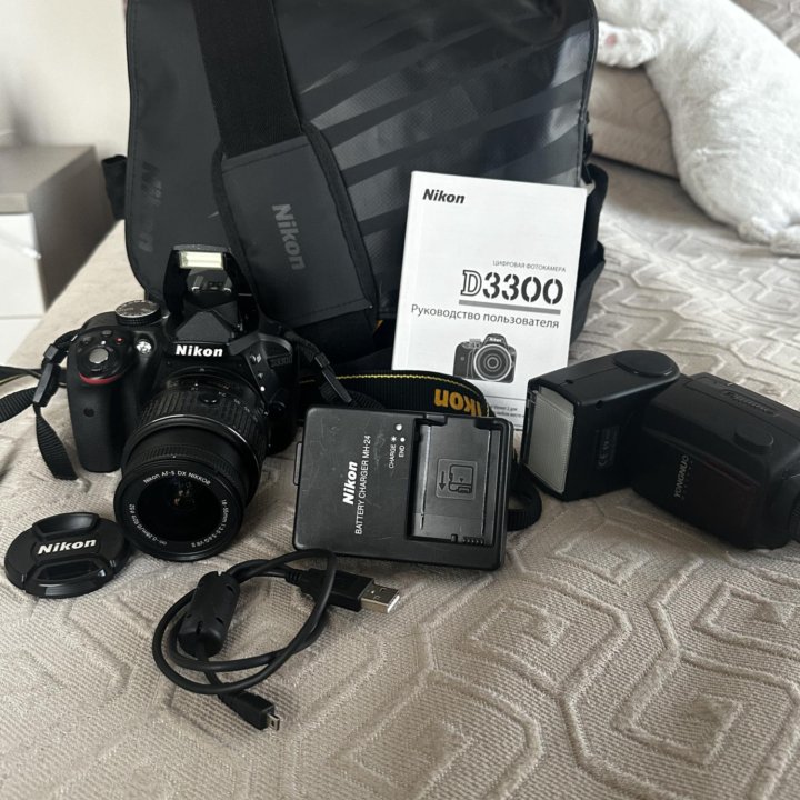 nikon d3300 с отдельной вспышкой