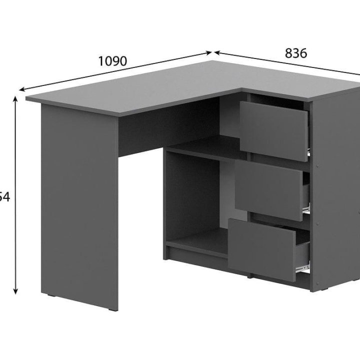 Новый стол письменный угловой