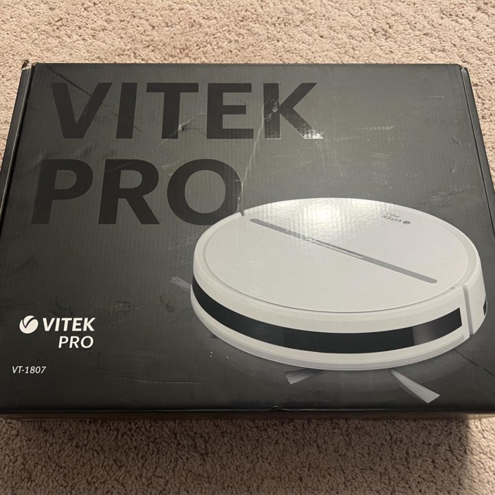 Робот пылесос Vitek VT-1807, с влажной уборкой