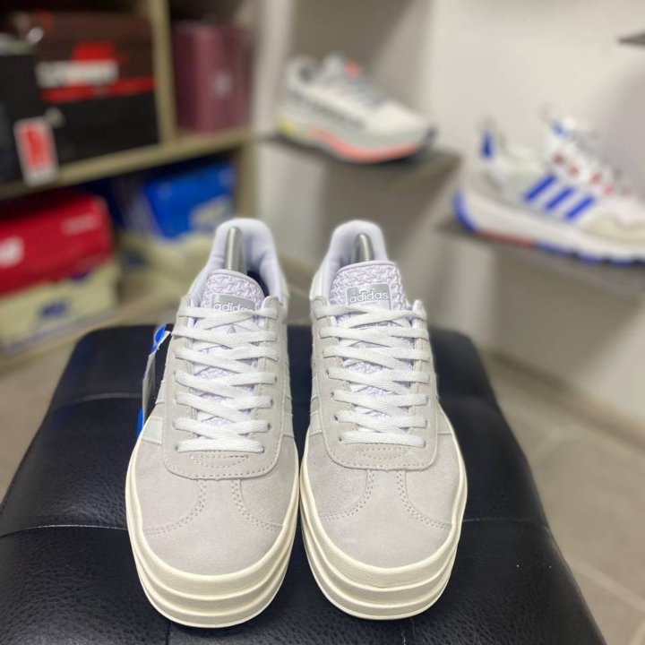 Кроссовки Adidas Gazelle Bold Grey White