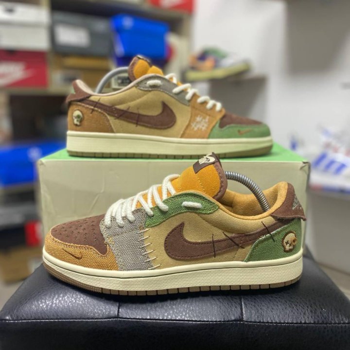 Кроссовки Nike Air Jordan 1 Low & Zion Voodoo