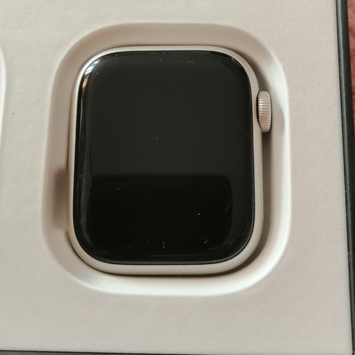 Часы Apple Watch Nike Series 7 41 mm серебр цвет