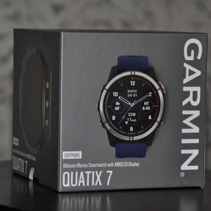 Garmin Quatix 7 Sapphire (новые, запечатанные)