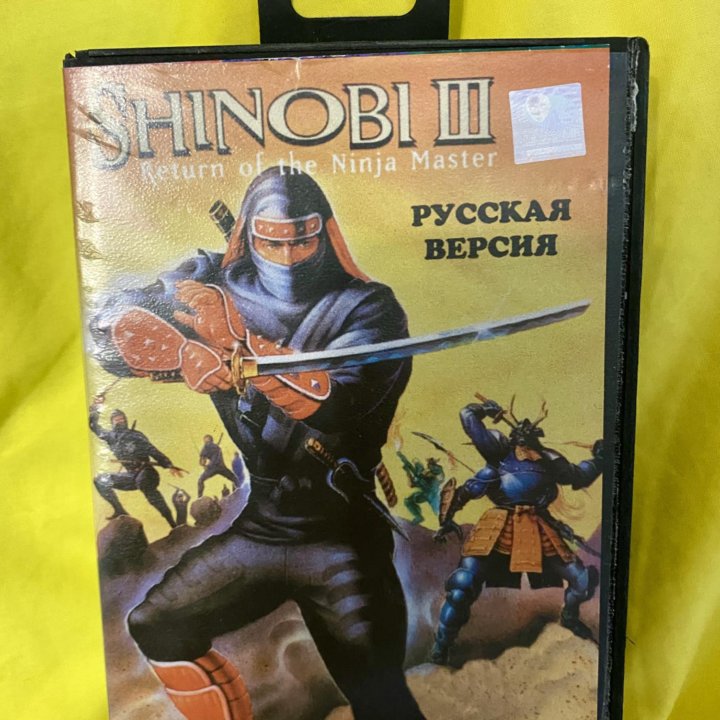 Картридж SEGA- SHINOBI 3 rus