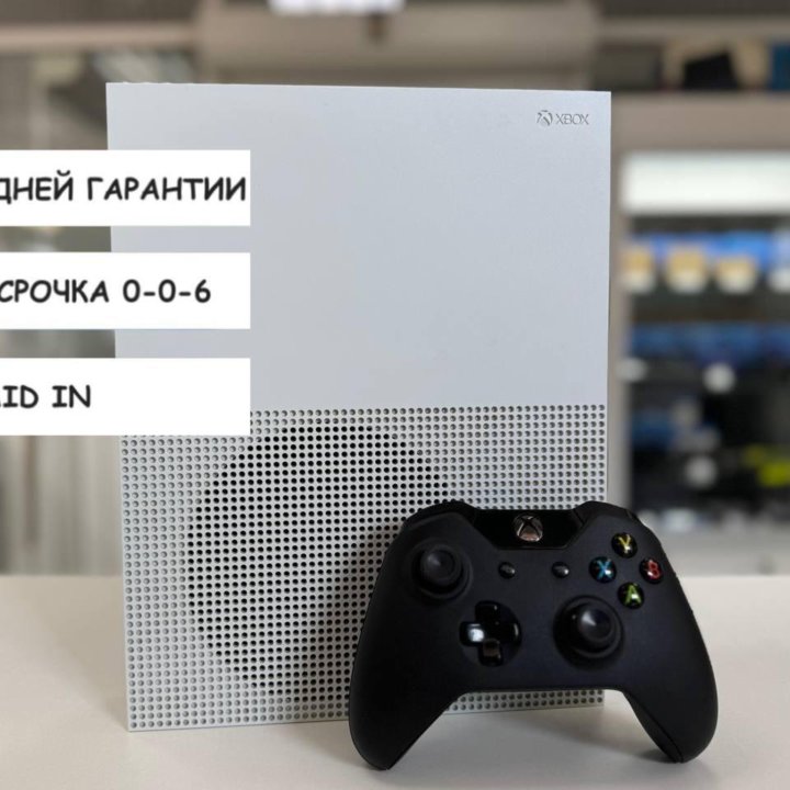 XBOX ONE S + геймпад + рассрочка + гарантия