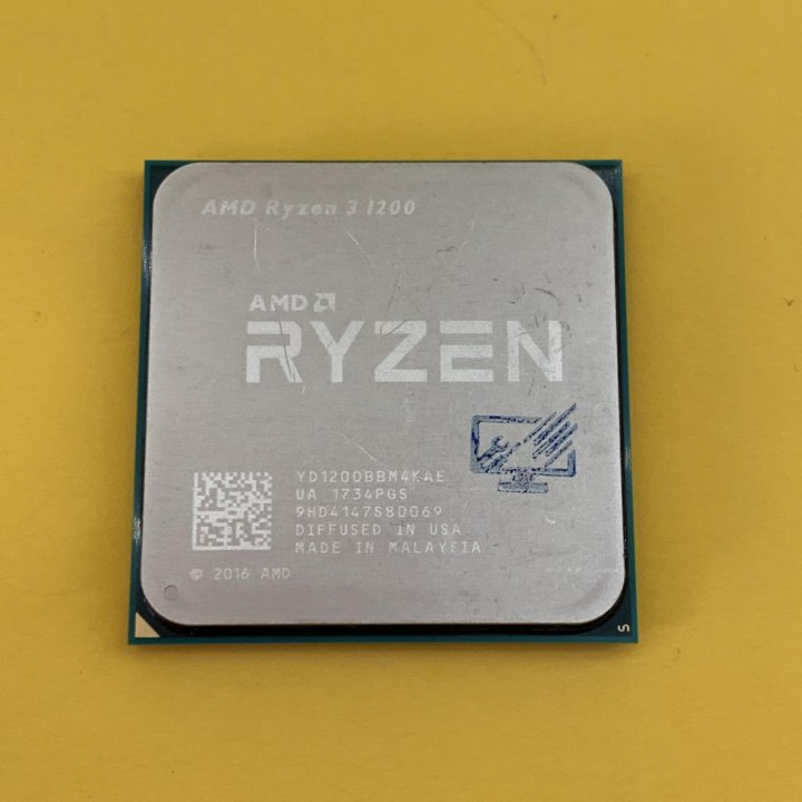 Процессор Ryzen 3 1200 4 ядра, 3.4 ГГц, сокет АМ4