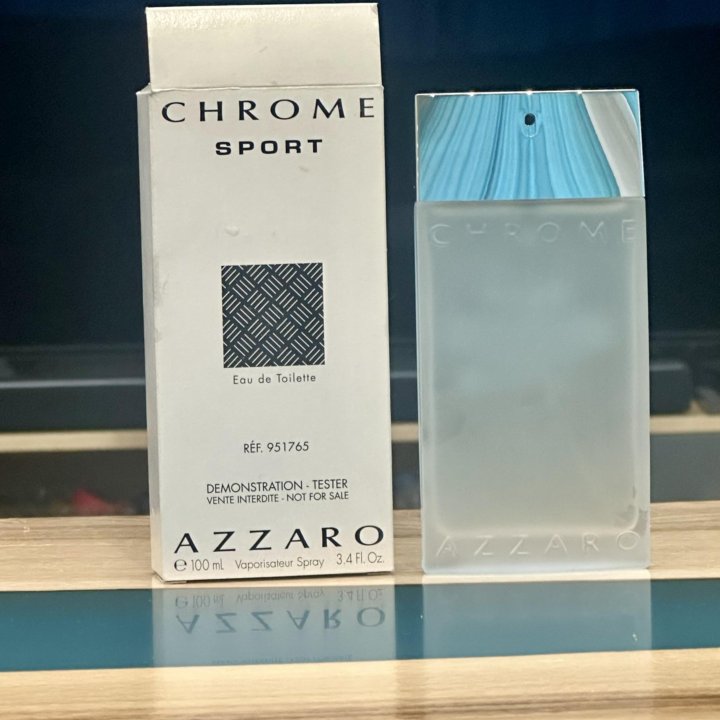 Мужские духи Chrome Sport Azzaro 100 мл. Оригинал